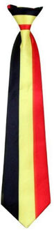 Stropdas vlag Belgie supporter