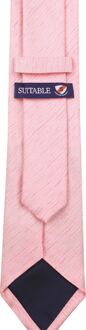 Stropdas Zijde Roze K81-3