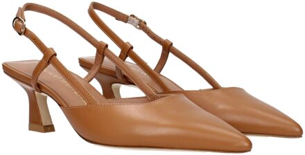 Stuart Weitzman Slingback Puntige Hakken - maat Bruin