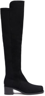 Stuart Weitzman Stoere Over-de-Knie Laars Stuart Weitzman , Black , Dames - 38 Eu,37 Eu,39 Eu,36 1/2 Eu,37 1/2 Eu,40 EU