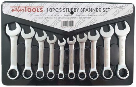 Stubby steek ring set 10-delig WT430