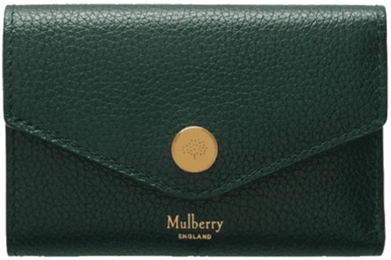Stud Vouwportemonnee Mulberry , Green , Dames - ONE Size