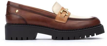 Studded Platform Loafers voor vrouwen Pikolinos , Brown , Dames - 38 Eu,42 Eu,35 Eu,36 Eu,40 Eu,39 EU