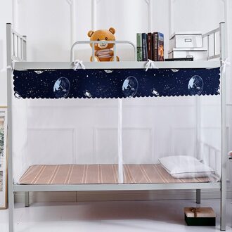 Student Klamboe Enkele Klamboe Anti-Klamboe Hoogte Bed Geschikt Voor Luifel Tent zwart