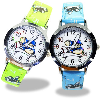 Student Sports Watch Men Playing Baseball Boys Watches Children Study-time Clock Baby Watches Kids Toy Gift Montre pour enfants