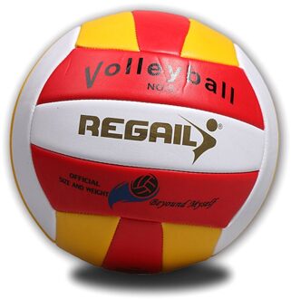 Student Training Volleybal Pu Volleybal Machine Naad Senior Volleybal Verdikking Volleybal Professionele Rood
