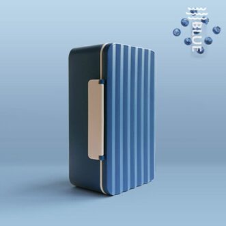 Student Volwassen Grote Capaciteit Maaltijd Vers Houden Bento Box Pp Magnetron 900Ml blauw