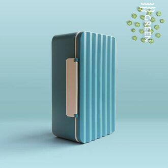 Student Volwassen Grote Capaciteit Maaltijd Vers Houden Bento Box Pp Magnetron 900Ml groen