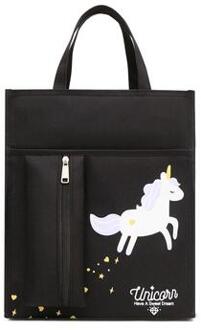 Studenten Tutorial Tassen A4 Canvas Waterdichte Handtas Pencilbag Grote Capaciteit Schooltas Kantoor Schoolbenodigdheden 3