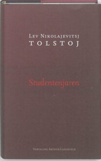 Studentenjaren - Boek Leo Tolstoj (9089670211)