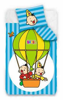 Studio 100 Bumba dekbedovertrek - 100% katoen - 1-persoons (140x200 cm + 1 sloop) - 1 stuk (65x65 cm) - Multi Multikleur