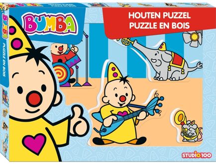 Studio 100 Bumba Houten Puzzel Muziek Multikleur