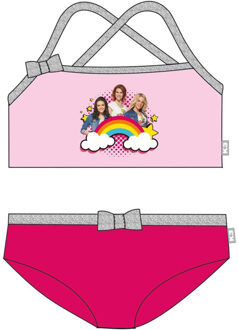 Studio 100 K3 bikini roze regenboog, maat 110/116