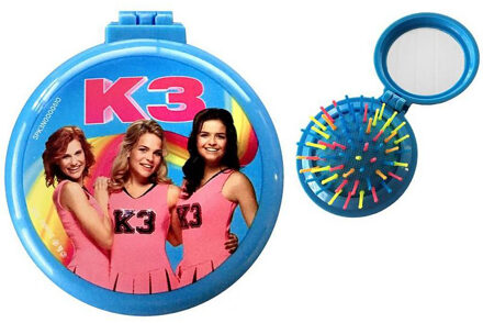 Studio 100 K3 haarborstel met spiegeltje