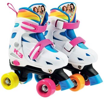 Studio 100 K3 rolschaatsen - maat 27-30 Multikleur