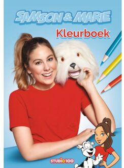 Studio 100 Kleurboek Samson & Marie Junior A4 Papier Blauw