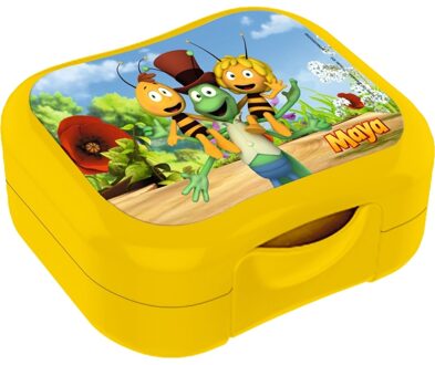 Studio 100 koekendoosje Maya de Bij 12 x 8 x 5 cm geel