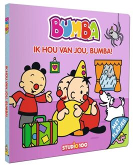 Studio 100 NV Bumba kartonboek met flapjes - Ik hou van jou