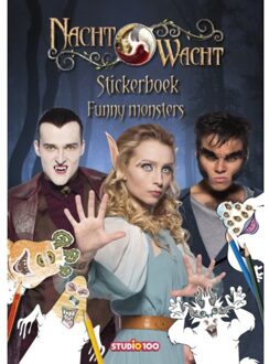 Studio 100 NV Nachtwacht : Stickerboek - Funny Monsters - Nachtwacht - Gert Verhulst