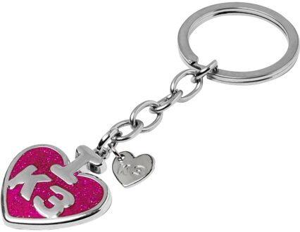 Studio 100 Sleutelhanger metaal K3: hartjes