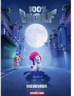 Studio 100 Vriendenboek 100% Wolf Junior 20,5 Cm Karton Paars