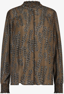 Studio Anneloes 09175 lourdes blouse Bruin - XS
