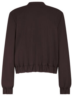 Studio Anneloes benja bomber jacket 94844 8700 espresso - maat S Bruin