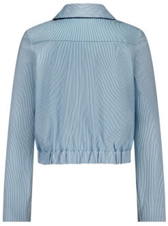 Studio Anneloes Geertje stripe jacket dessin Blauw - M