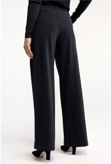 Studio Anneloes lexie bonded trousers 94801 9000 Zwart - XL