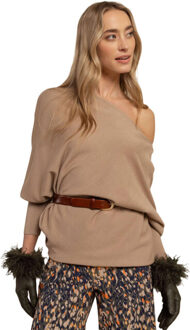 Studio Anneloes Linde pullover - maat M Beige