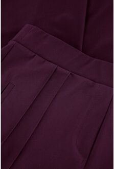 Studio Anneloes Roison bonded trouser aubergine Paars - 40