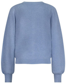 Studio Anneloes Tommy twinset cardigan petrol - maat XS Blauw