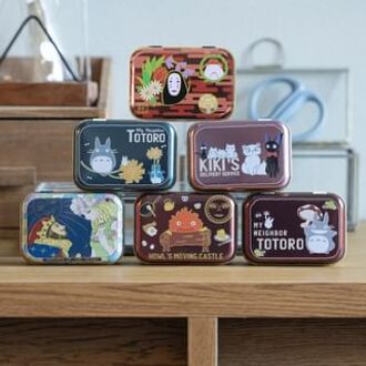 Studio Ghibli Tin Case / Storage Box Kiki's Delivery Service - H5.5×W8×D3cm