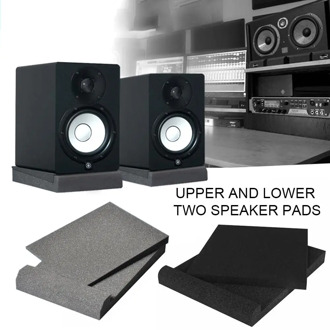 Studio Monitor Isolation Pads High Density Acoustic Foam For Most Speaker Stands Piano Room Sound Reinforcement Cushion