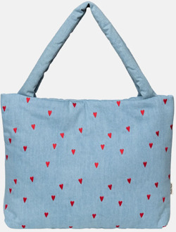 Studio Noos Denim Hearts Mom bag shopper denim