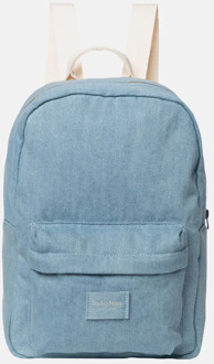 Studio Noos Denim solid kinderrugzak denim Blauw