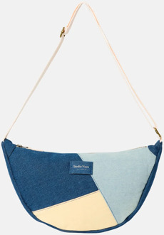Studio Noos Patchwork adult fanny pack denim Blauw - No Size