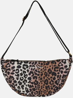Studio Noos soft cotton fanny pack heuptas hazel leopard Bruin - No Size