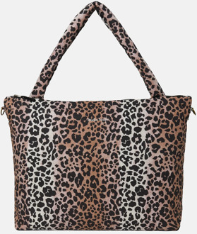 Studio Noos soft cotton luiertas hazel leopard Bruin