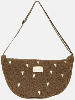 Studio Noos Teddy adult fanny pack crossbody tas brown Bruin
