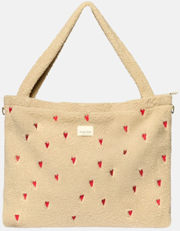 Studio Noos teddy mom bag luiertas ecru hearts