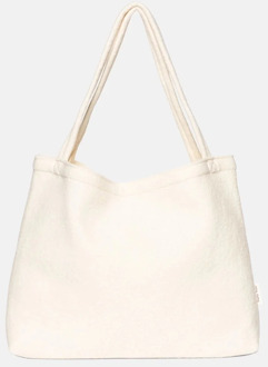 Studio Noos Wool Mom-Bag shopper off white Wit