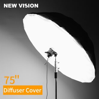 Studio Photogrphy 70 "178Cm/75" 190Cm Wit Zwart Reflecterende Paraplu Diffuser Cover (Diffuser Cover alleen)
