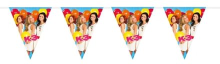 Studio100 K3 kinderfeestje slingers 10 meter - Vlaggenlijnen Multikleur