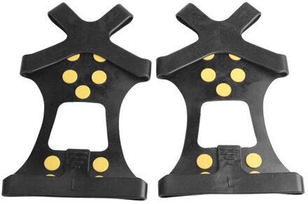 Studs Schoen Cover Slijtvaste 10 Studs Schoen Spiked Grips Cleat Stijgijzers Klimmen Camping Anti Slip Schoenen cover