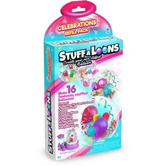 Stuff-A-Loons ballonnenpakket Celebrations 30 cm latex 75-delig Multikleur