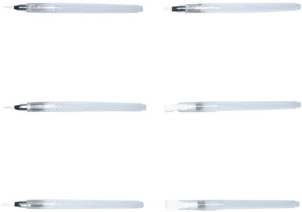 Stuks Hervulbare Kwast Water Kleur Borstel Zachte Aquarel Borstel Inkt Pen Voor Schilderen Kalligrafie Tekening Art Supplies