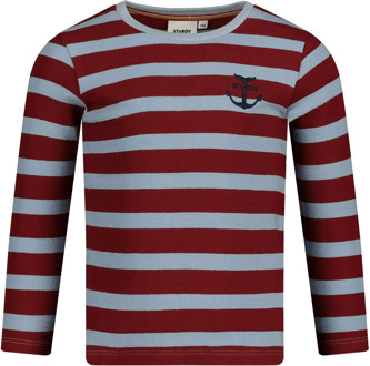 Sturdy jongens longsleeve Bordeaux - 92