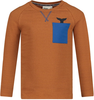 Sturdy jongens longsleeve Bruin - 140