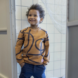 Sturdy jongens sweater Bruin - 92